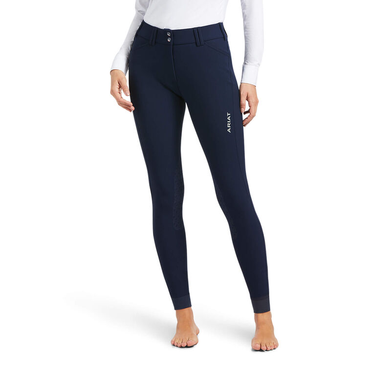 Pantalones Ariat Tri Factor Grip Knee Patch Breech Azul Marino Mujer - Chile 037-MPJCYZ